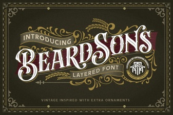 Beardsons Font: a Creative Typeface for Web Design
