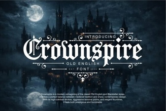 Discover Crownspire Font for Your Creative Designs