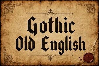 Designing with Gothic Old English Font Styles
