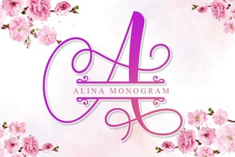 Alina Font: Elegant Monograms & Lettering Designs