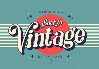 Vintage Font Projects for Creative Digital Design