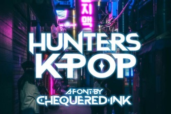 The Hunters Font: Creative Ideas for K-Pop Projects