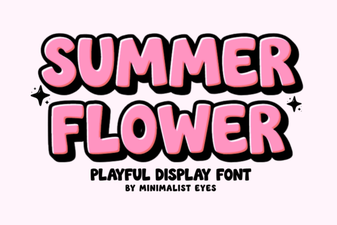 Crafting Creative Projects with Summer Flower Fonts