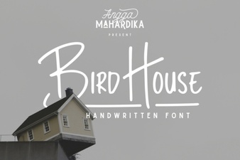Bird House Font Designs for Diy Woodworking Projects