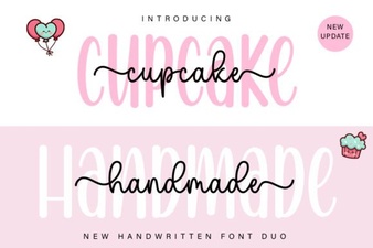 Duo Fonts for Creative Baking Projects & Branding