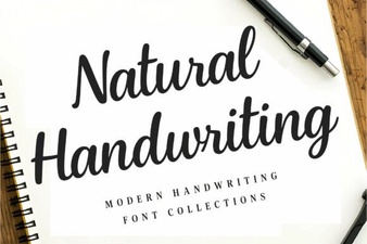 Crafting Authentic Text with Natural Handwriting Fonts