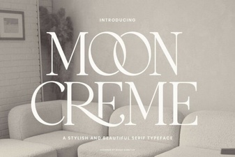 Moon Creme Font: Designing Soft & Creative Websites
